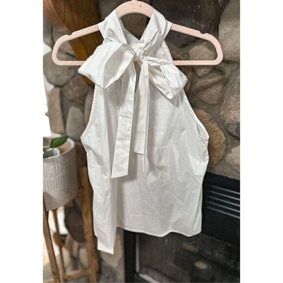 NWT MOTF white blouse - Picture 4 of 5